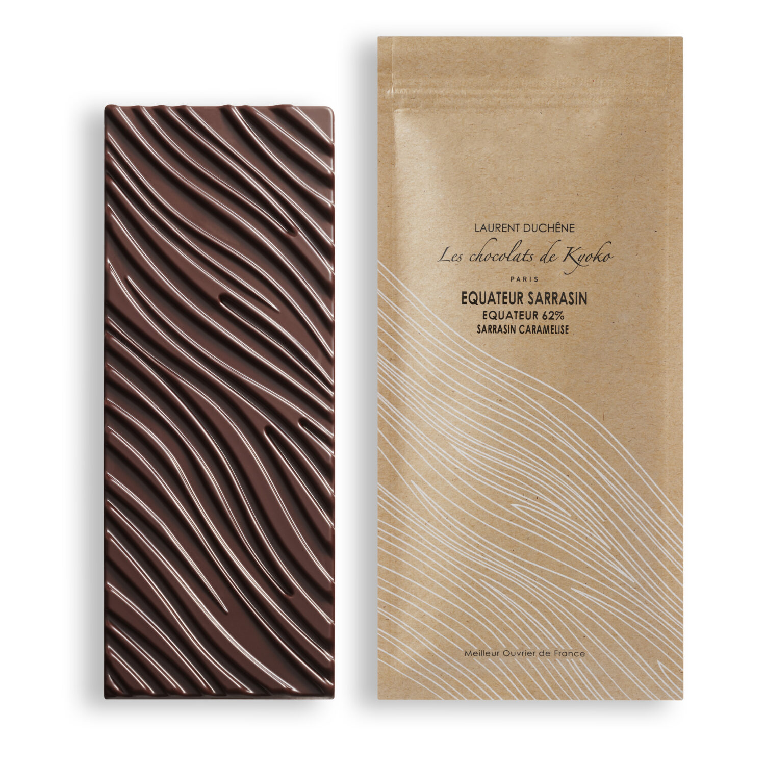Tablette Noir Equateur 62% et Sarrasin Caramélisé