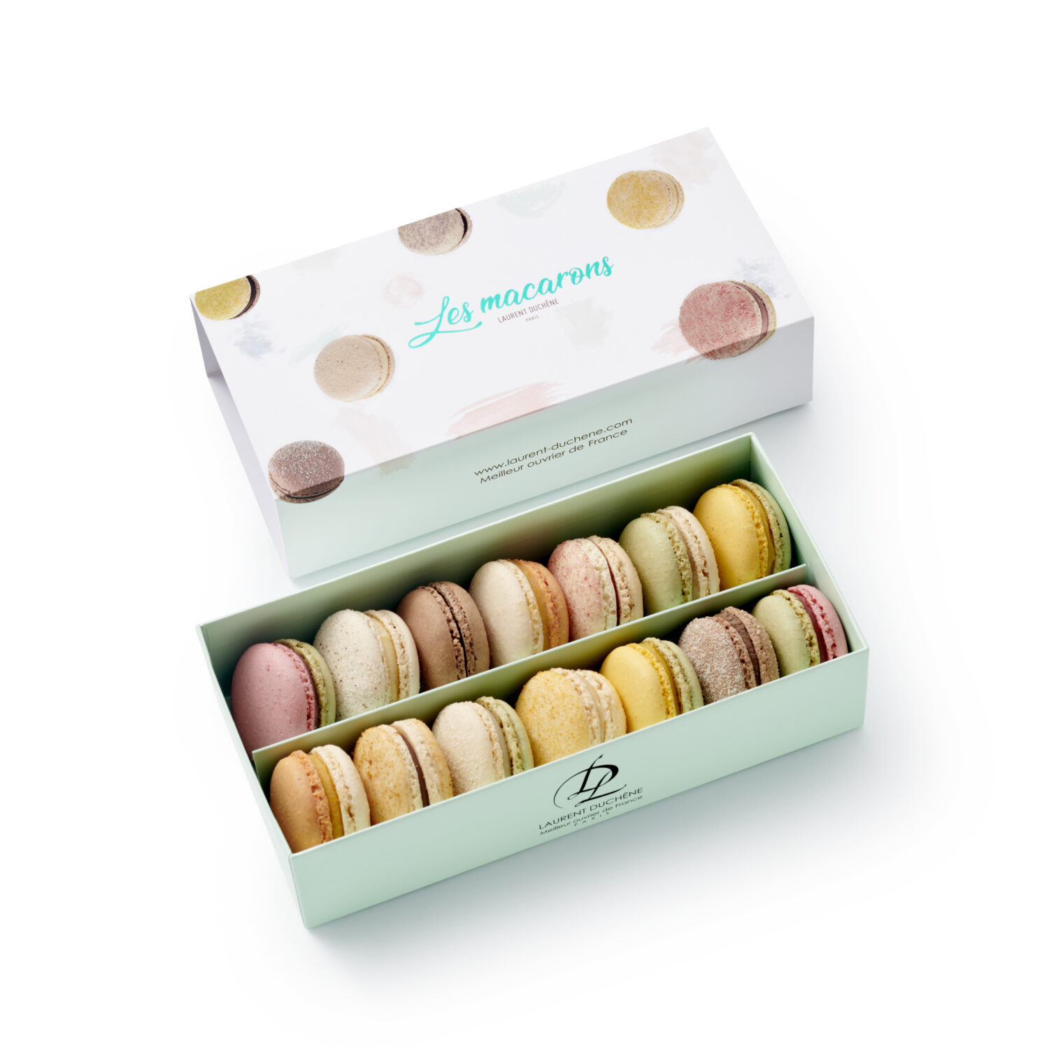 Boîte de 14 macarons