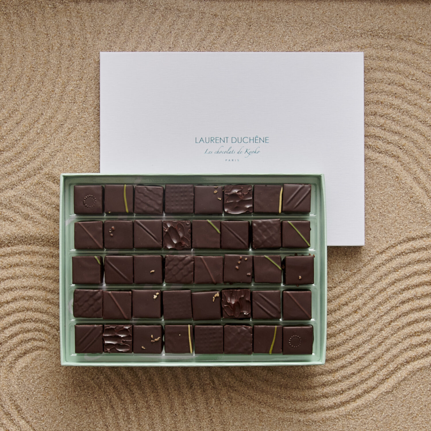 Boîtes chocolats noirs (4 tailles)