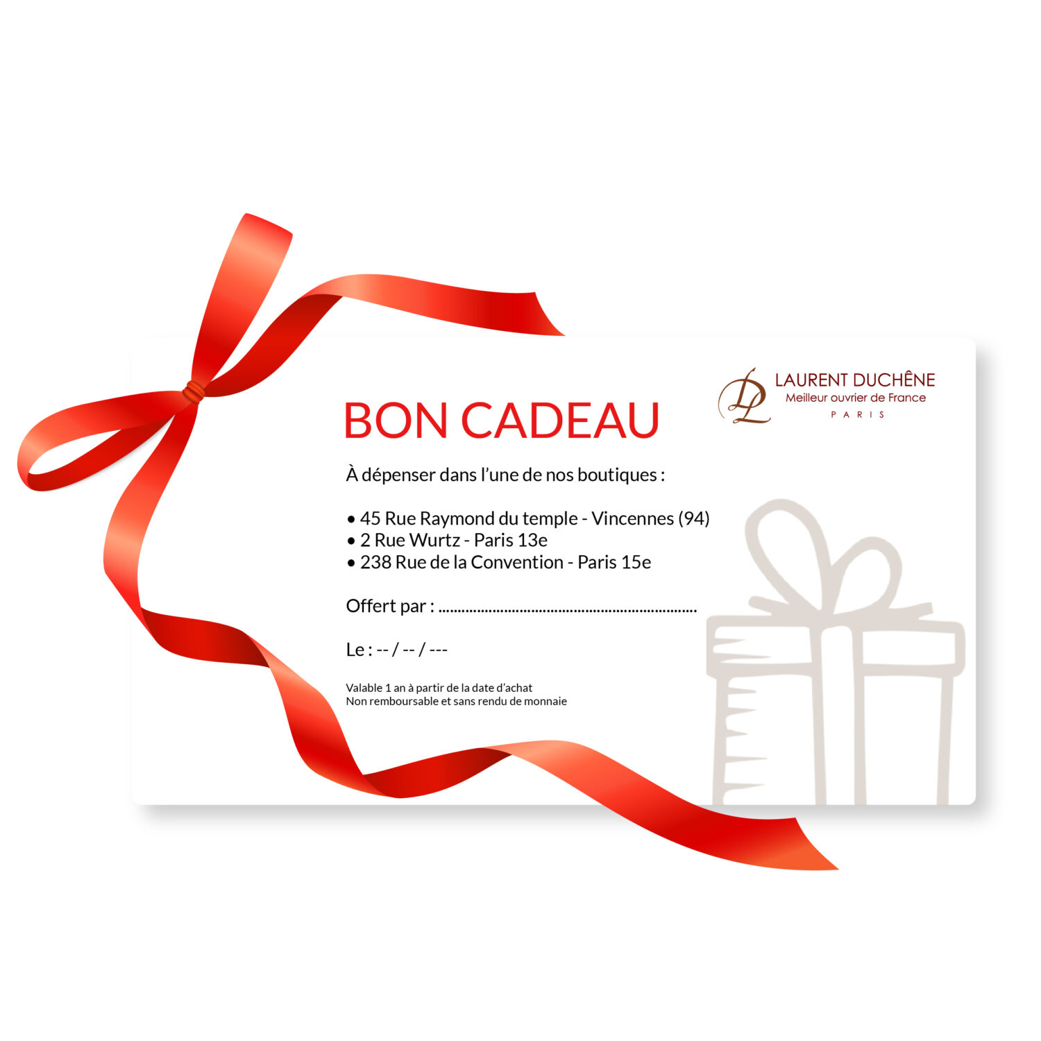 Bon cadeau